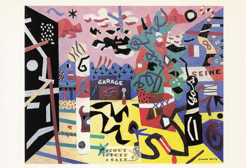 Report from Rockport by Stuart Davis Art Postcard, Classico San Francisco #540-025