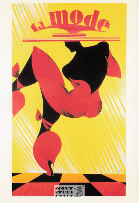 La Mode by Sid Daniels Art Postcard, Classico San Francisco #540-042