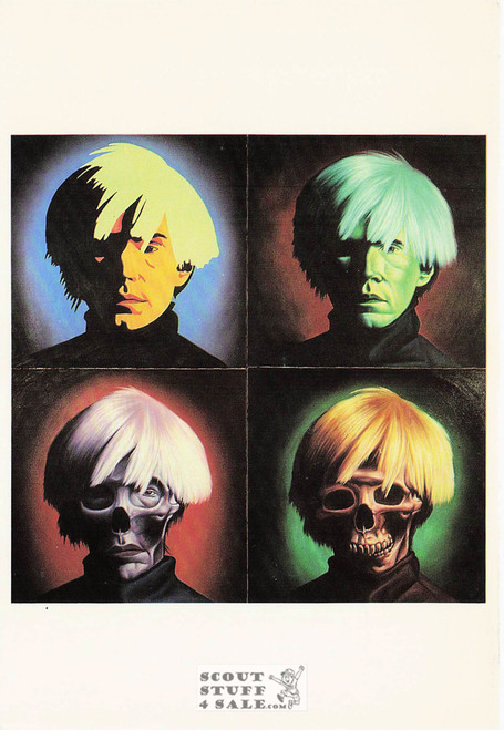 In the Future Everyone Will be Dead for 15 Min by Ron English Postcard, #540-045