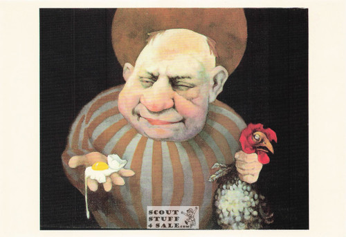 The Riddle by Charles Bragg Art Postcard, Classico San Francisco #542-001