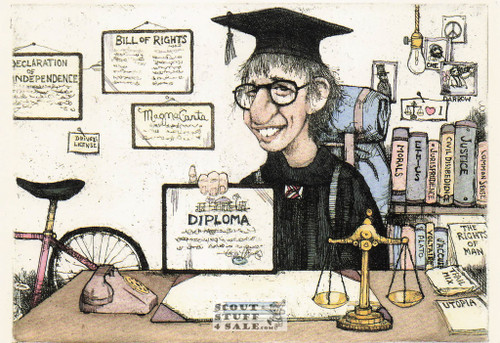 The Yippie by Charles Bragg Art Postcard, Classico San Francisco #542-007