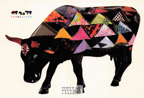 Cow Patch Postcard, Cow Parade, Classico SF #543-019