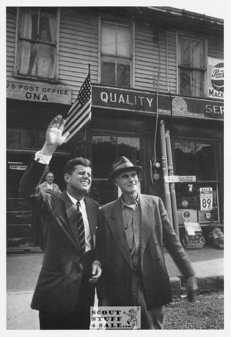 Senator John F. Kennedy in 1960 Postcard, Classico San Francisco #548-012