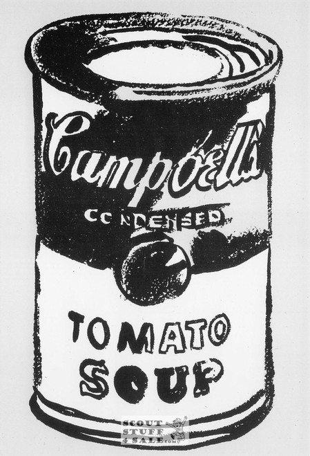 Campbell's Soup Can Painting Postcard, Andy Warhol, Classico SF #567-028
