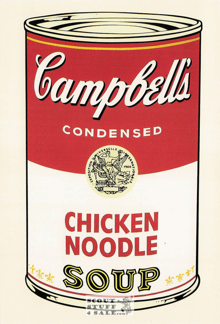 Campbell's Soup Can Painting Postcard, Andy Warhol, Classico SF #567-052
