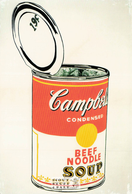 Campbell's Soup Can Painting Postcard, Andy Warhol, Classico SF #567-056