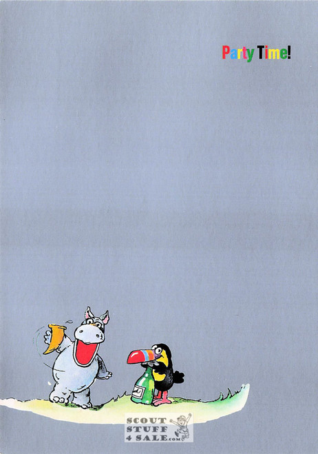 Party Time, Sunny Silver Cartoon Postcard, Classico San Francisco #590-028