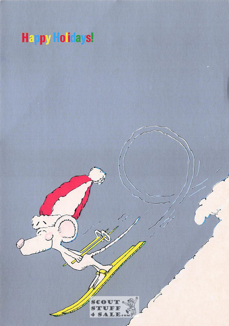 Happy Holidays, Sunny Silver Cartoon Postcard, Classico San Francisco #590-036