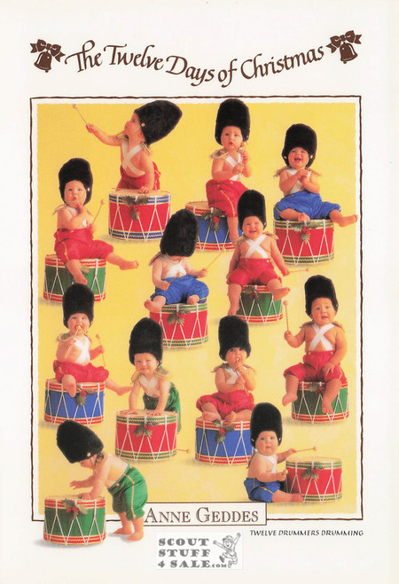 Anne Geddes Photography Christmas Postcard by Classico San Francisco #605-536