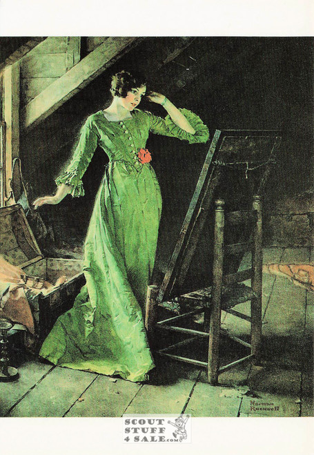 TREASURES, Norman Rockwell Artwork Postcard, Classico San Francisco #611-170