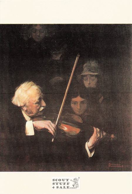 THE OLD MASTER, Norman Rockwell Artwork Postcard, Classico SF #611-174