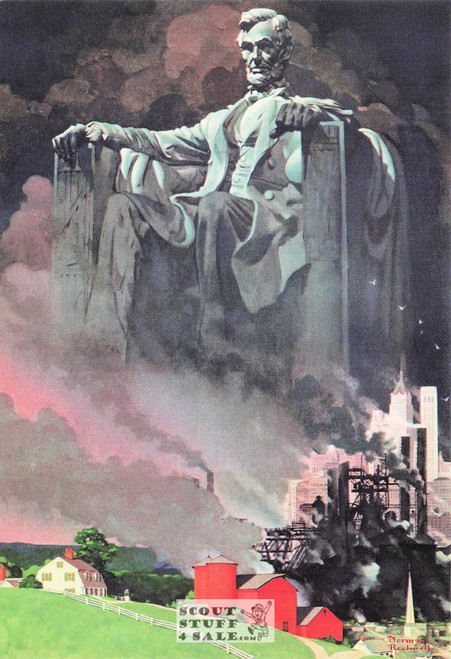 THAT FREEDOM SHALL NOT PERISH..., Norman Rockwell Art Postcard, #611-253