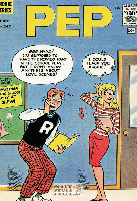 June 1961 PEP - Archie Comic Book Cover Postcard, Classico SF #631-024