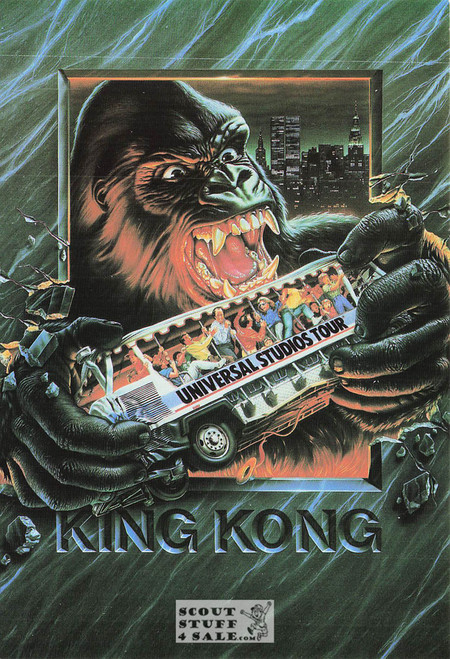 King Kong Universal Studios Tour Postcard, Classico San Francisco #642-003