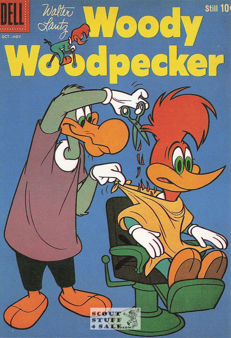 Oct 1959 Woody Woodpecker Comic Book Cover Postcard, Walter Lantz, #643-016