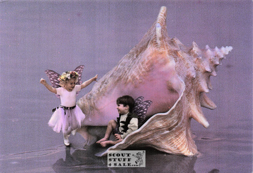 Shell Seekers, Tiny Wonders Photography Postcard, Classico SF #646-043