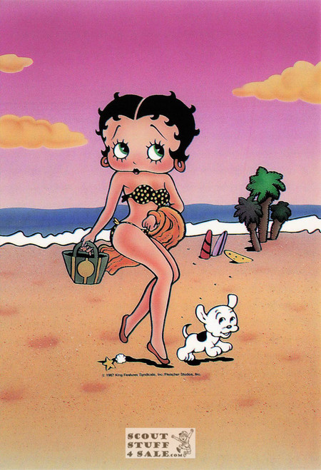 Sunshine Boop, Betty Boop Cartoon Postcard, Classico San Francisco #661-021