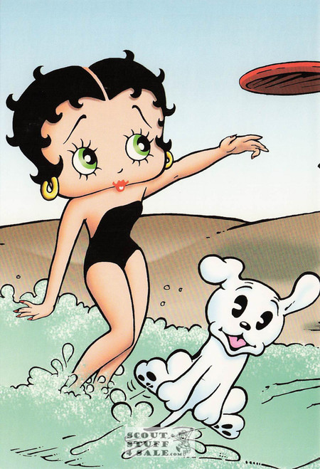 Vacation Boop, Betty Boop Cartoon Postcard, Classico San Francisco #661-074