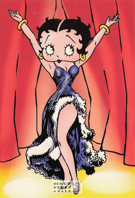 Opening Night, Betty Boop Cartoon Postcard, Classico San Francisco #661-091