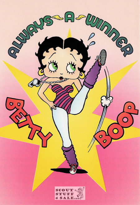 Exercise Boop, Betty Boop Cartoon Postcard, Classico San Francisco #661-097