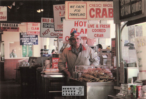 Fisherman's Wharf, San Francisco Postcard, Photography Patricia Krisan, #710-012
