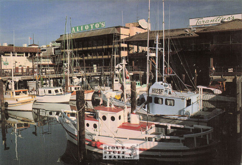 Fisherman's Wharf, San Francisco Postcard, Photography Patricia Krisan, #710-020