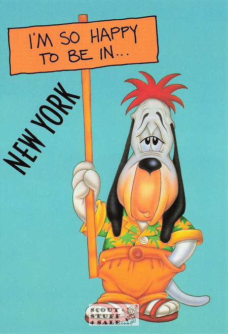 I'm So Happy to be in New York, Droopy Dog Cartoon Postcard, Classico #718-001