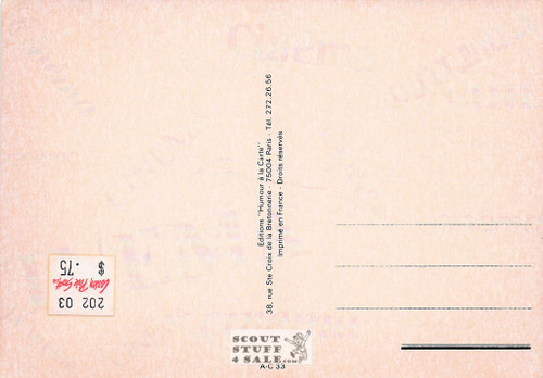 Rambo First Blood Movie French Postcard, Stallone, Editions Nugeron #AC33