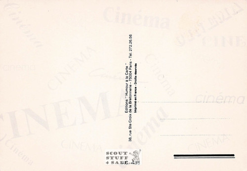 The Left Hand of God Movie French Postcard, Bogart, Editions Nugeron #AC438