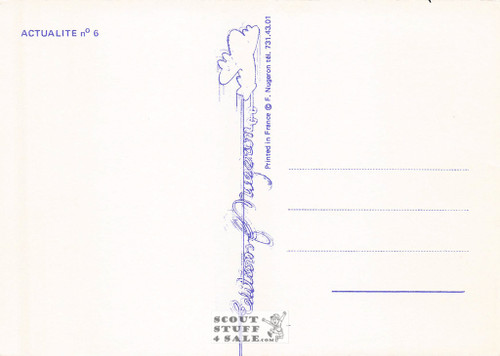 World War I French Propaganda Poster Postcard, Editions Nugeron #Actualite-N6