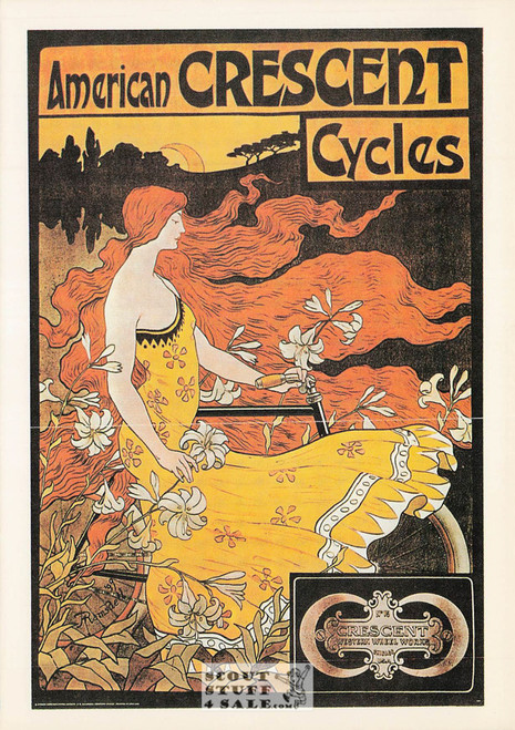 Vintage French Bicycle Advertisement Postcard, Editions Nugeron #B8