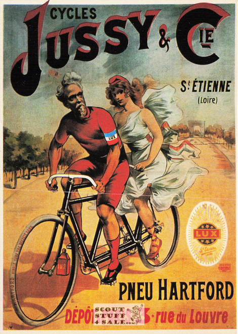 Vintage French Bicycle Advertisement Postcard, Editions Nugeron #B15