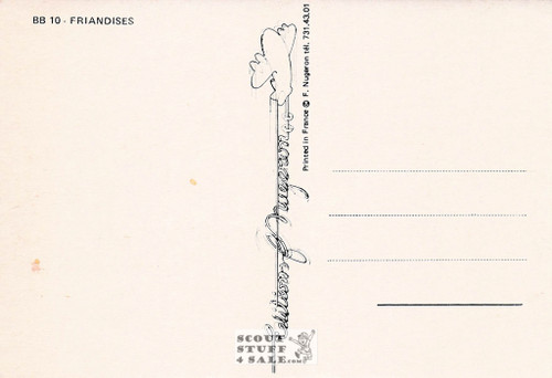 Vintage French Chocolate Advertisement Postcard, Editions Nugeron #BB10