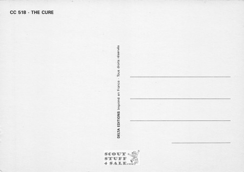 The Cure Band French Postcard, Editions Nugeron #CC518