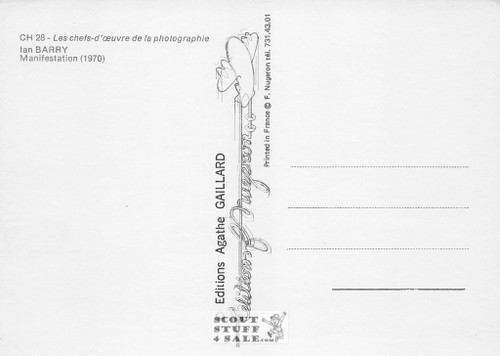 Ian Barry Photography (1970) French Postcard, Editions Nugeron #CH28