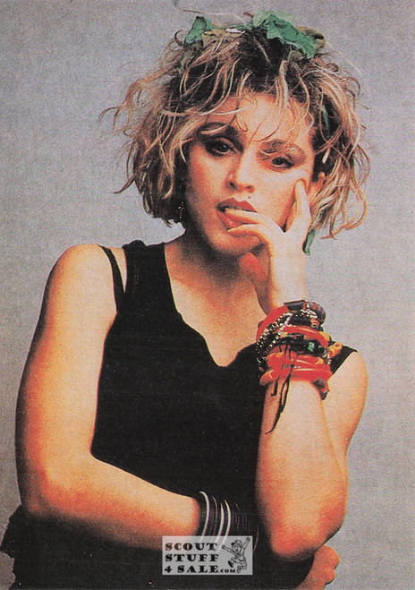 Madona French Postcard, Singers Series, Editions Nugeron #CHANTEURS22