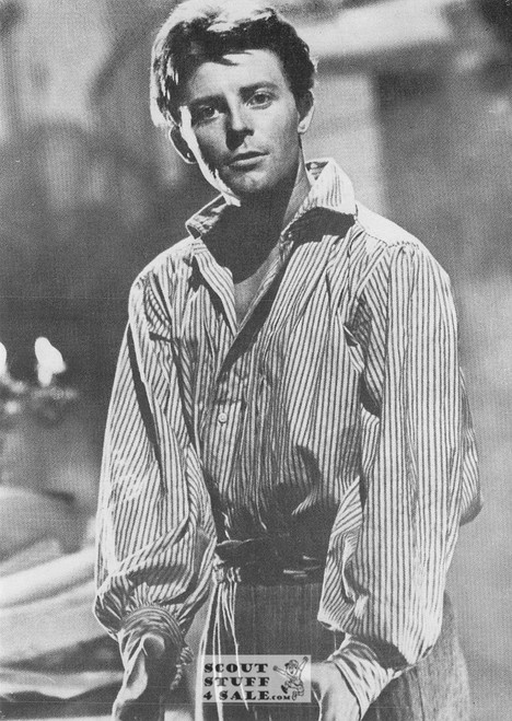 Gerard Philippe Black/White French Movie Postcard, Delta Productions #CPS24