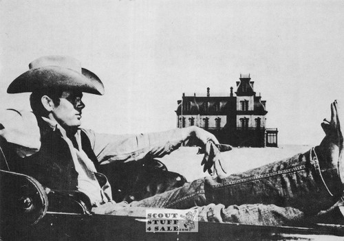 James Dean Black/White French Movie Postcard, Sofraneme #CPS25