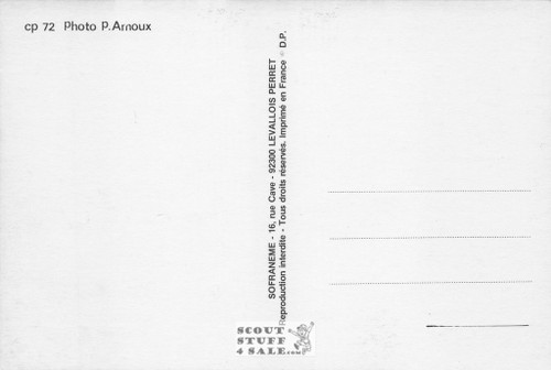 Philippe Amoux Black/White Photo French Postcard, Sofraneme #CPS72