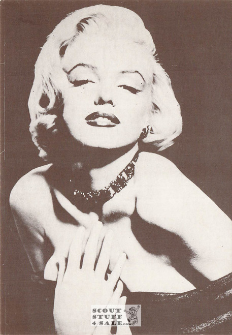 Marilyn Monroe Black/White French Movie Postcard, Sofraneme #CPS110