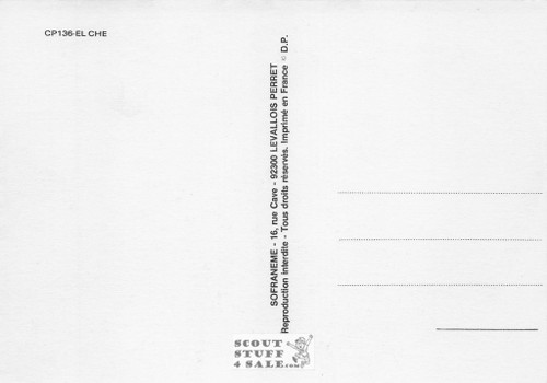 El Che Black/White French Movie Postcard, Sofraneme #CPS136