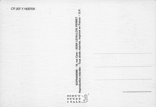 Francis Huster Black/White French Movie Postcard, Sofraneme #CPS207