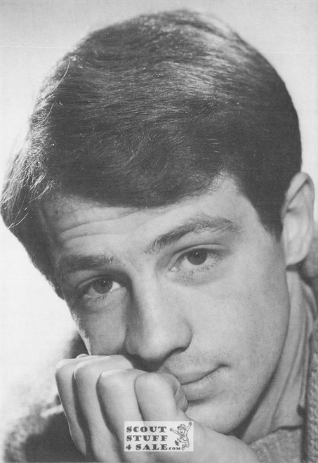 Jean-Paul Belmondo Black/White French Movie Postcard, Sofraneme #CPS256