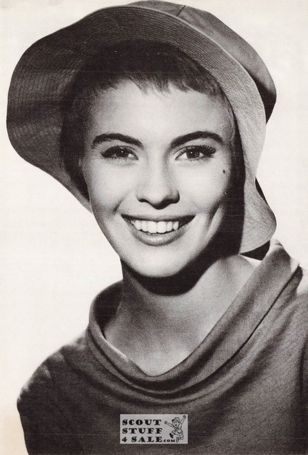 Jean Seberg Black/White French Movie Postcard, Sofraneme #CPS291