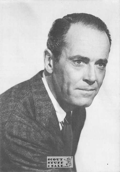 Henry Fonda Black/White French Movie Postcard, Sofraneme #CPS295