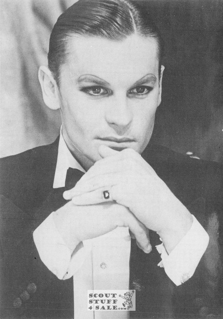 Helmut Berger Black/White French Movie Postcard, Sofraneme #CPS335