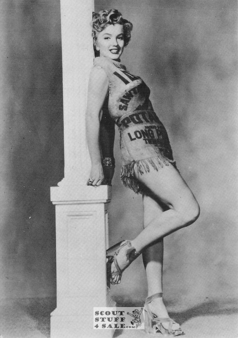 Marilyn Monroe Black/White French Movie Postcard, Sofraneme #CPS350