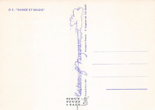 Follies Bergere Vintage French Advertising Postcard, Editions Nugeron #D3