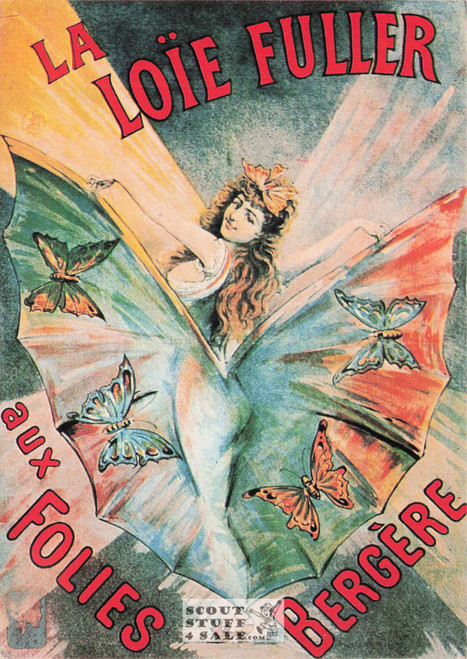 Follies Bergere Vintage French Advertising Postcard, Editions Nugeron #D11