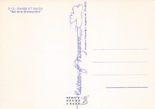 Vintage French Advertising Postcard, Editions Nugeron #D13